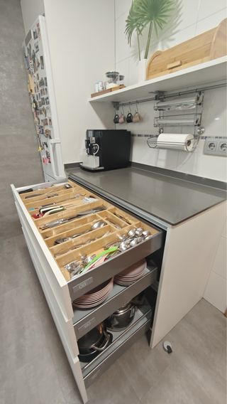 Cocina completa + Silestone + campana MEMPASA