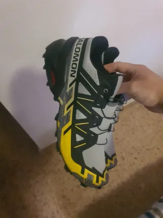 Salomon Speedcross 6 gris/amarillo