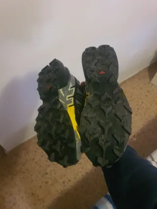 Salomon Speedcross 6 gris/amarillo