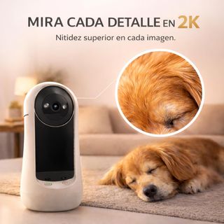 UTILIFY Cámara 2K WiFi Vigilabebés Pantalla 2.7''