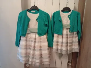 2 Vestidos Niña Elegantes Talla 18m y 6 años