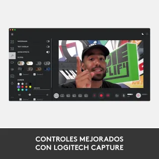 Logitech StreamCam, Cámara Web con USB-C para Streaming de vídeo y creación de Contenido