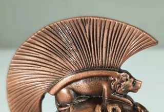 Mini Elmo Greco/Corinzio stile Spartano - metallo