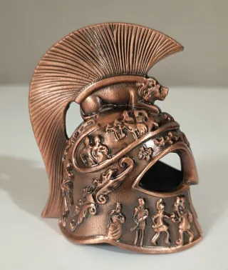 Mini Elmo Greco/Corinzio stile Spartano - metallo