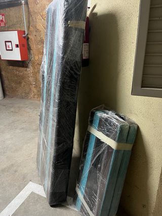 Colchón,cama plegable y cojines camper nuevos