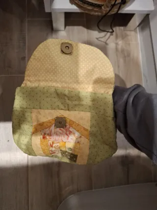 Bolso patchwork hecho a mano