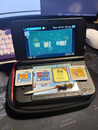 Nintendo 3DS XL Grigia + Giochi