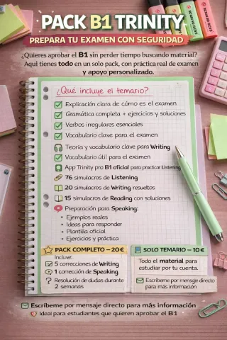 Temario Inglés B1 Trinity