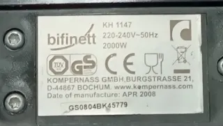 Parrilla Eléctrica Bifinett
