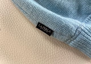 Gilet La Perla antivento azzurro
