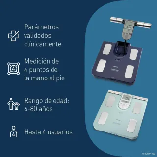 OMRON BF511 Monitor de composición corporal, validado clínicamente