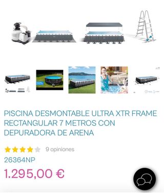 Piscina desmontable Intex Rectangular