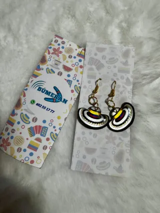 Aretes Sombrero Vueltiao Colombiano 🇨🇴