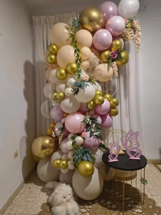 Hago decoraciónes de eventos, cumpleaños