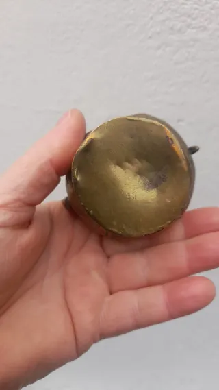 2 Oggetti Vintage Metallo Pesante