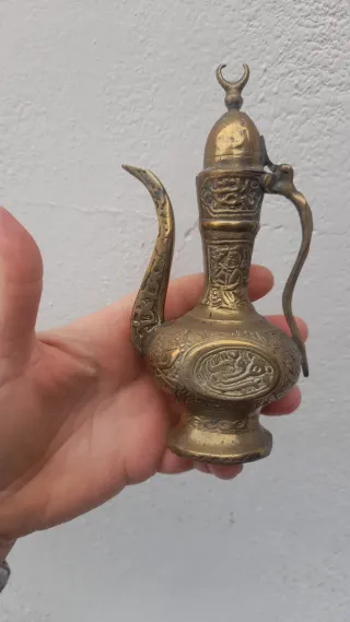 2 Oggetti Vintage Metallo Pesante