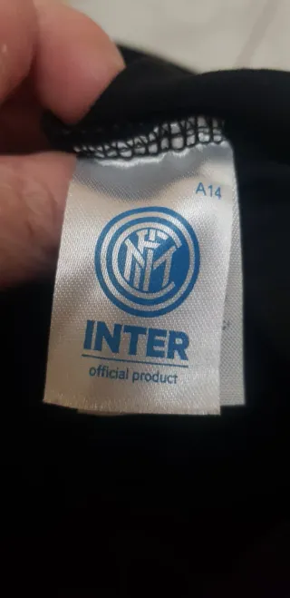 Maglietta Inter Ufficiale Nera Taglia 14 anni