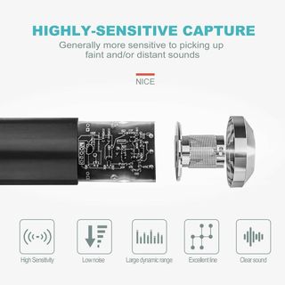 Microfono de Condensador Kit, ZINGYOU BM-800 Micro Set Estudio Profesional