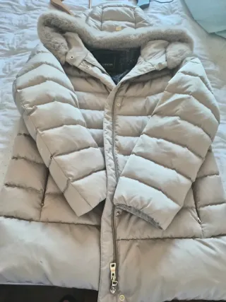 Plumas corto Geox beige