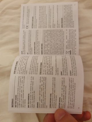 Libretto istruzioni orologi Rado