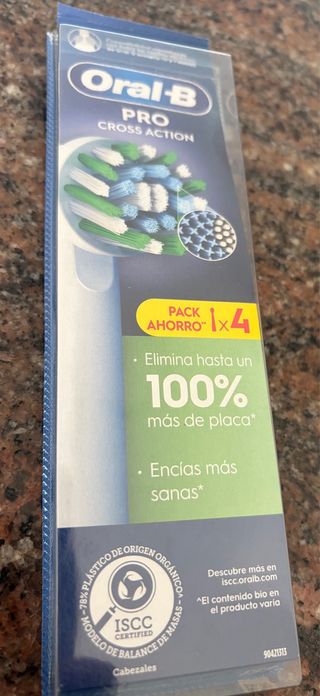 Recambios Oral-B Pro Cross Action x4