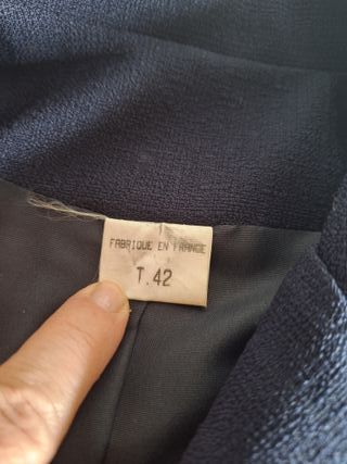 Tailleur giacca e gonna blu