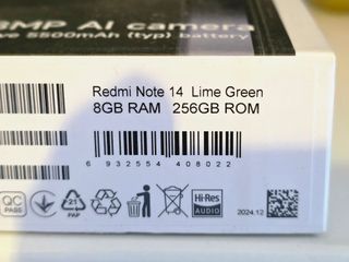 Xiaomi redmi note 14 Verde