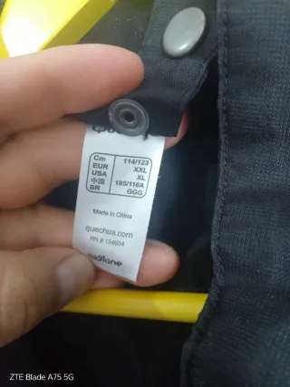 Chaqueta Quechua Negra Talla XXL