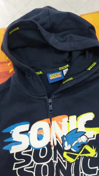 Tuta Sonic bimbo 9-10 anni blu