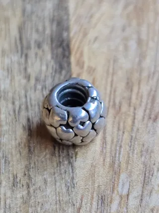 Charm Pandora Corazones Plata