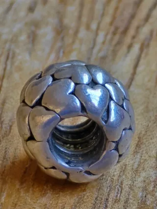 Charm Pandora Corazones Plata