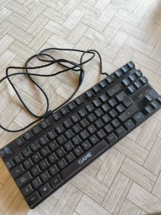 Teclado PC USB Negro QWERTY