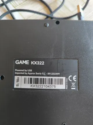 Teclado PC USB Negro QWERTY