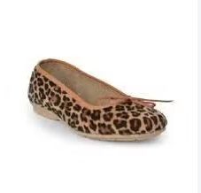 Bailarinas Lazo Leopardo Marrón
