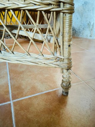 Par de sillones de mimbre