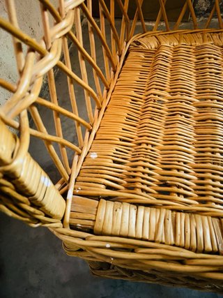 Par de sillones de mimbre