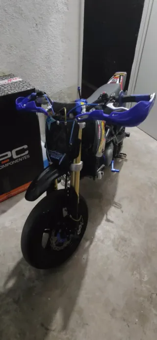 Pitbike Malcor Racer 160 Negra y Azul
