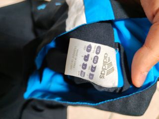 Tuta Adidas Liverpool zip blu/nera M