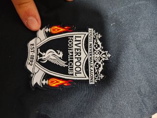 Tuta Adidas Liverpool zip blu/nera M