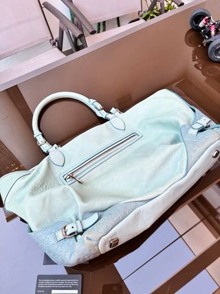 Bolso MCM Piel Azul Claro