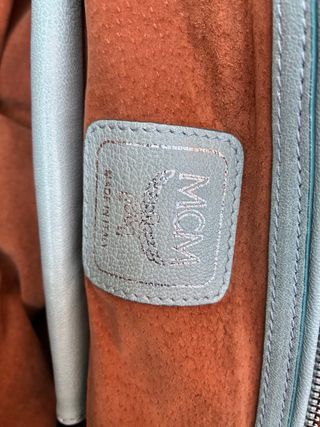 Bolso MCM Piel Azul Claro