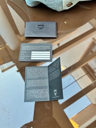 Bolso MCM Piel Azul Claro