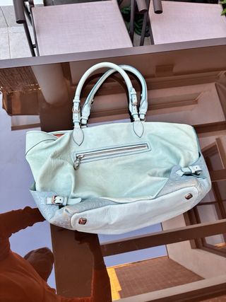 Bolso MCM Piel Azul Claro