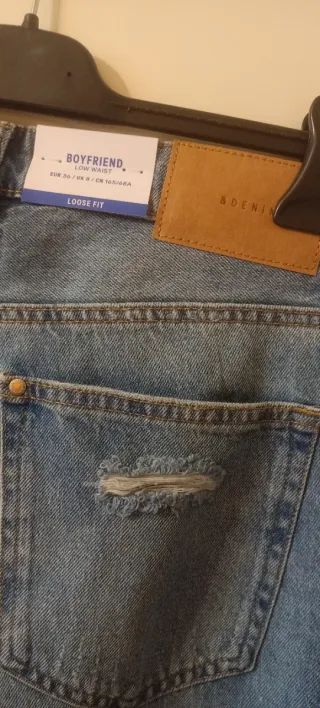 Jeans H&M Boyfriend Low Waist Loose Fit