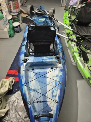 2 Kayak Okuma V2  Azul y Verde Verde Poco uso