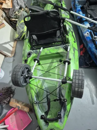 2 Kayak Okuma V2  Azul y Verde Verde Poco uso
