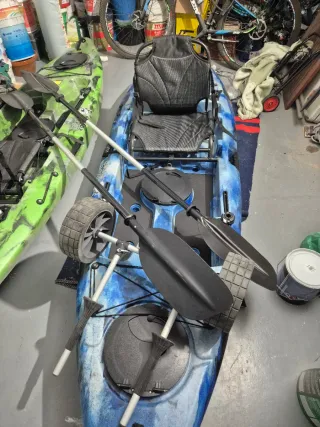 2 Kayak Okuma V2  Azul y Verde Verde Poco uso