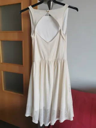 Vestido beige talla única