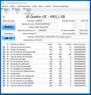Disco Duro Externo LaCie d2 Quadra 6TB
