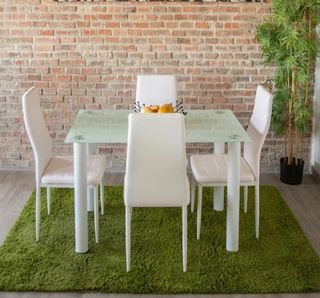 OFERTA - HERMOSA MESA COMEDOR + 4 SILLAS